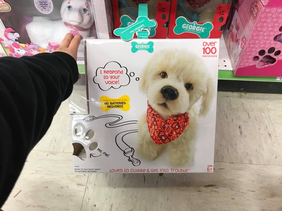 georgie interactive puppy toys r us