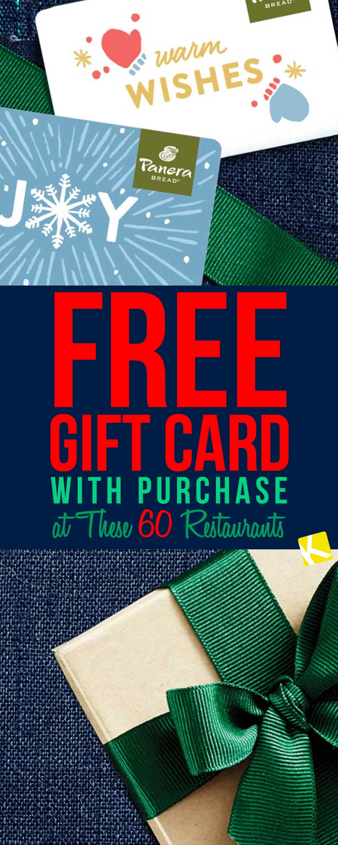 Free Gift Card with Purchase at These 62 Restaurants and Retail Stores
