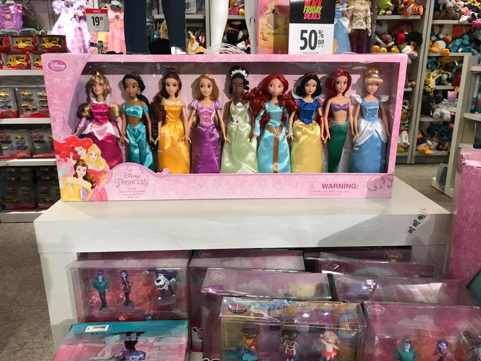 jcpenney disney princess doll set