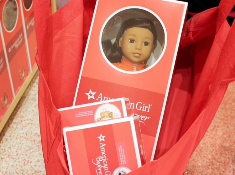 american girl doll packing