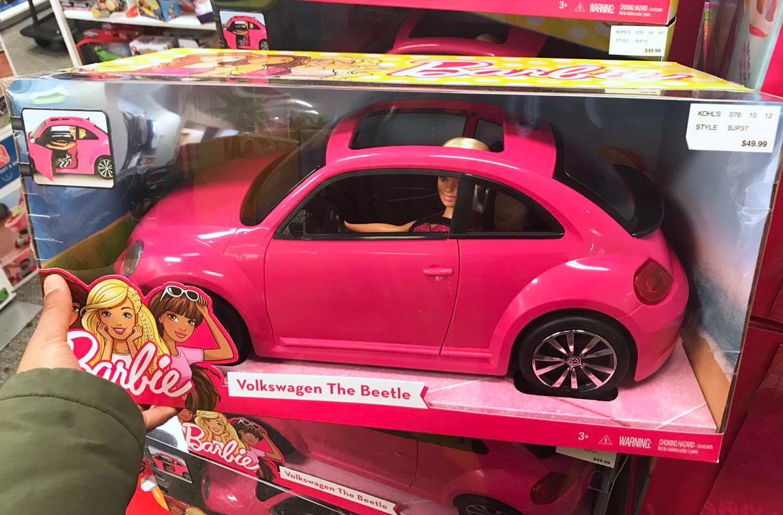 barbie volkswagen beetle walmart