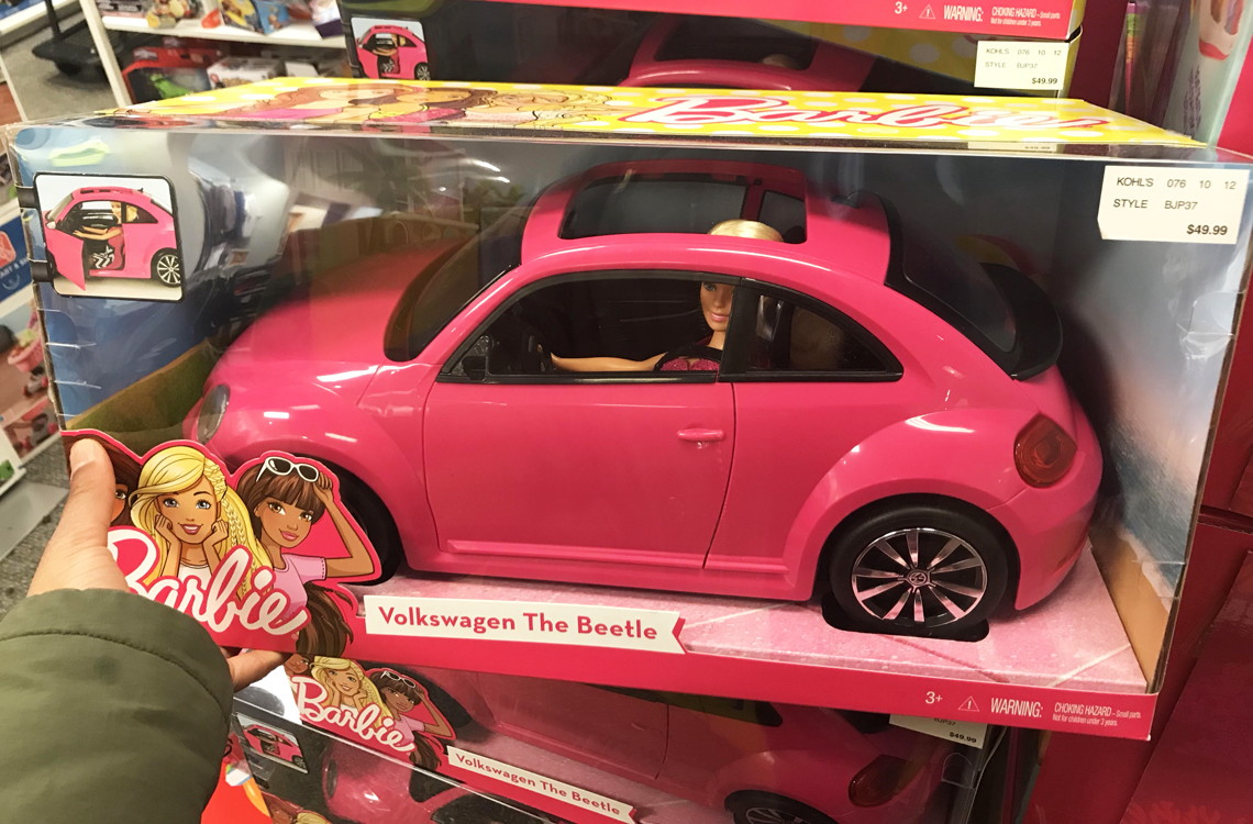 kohls barbie car