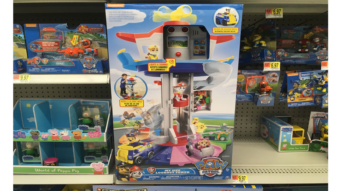paw patrol my size lookout