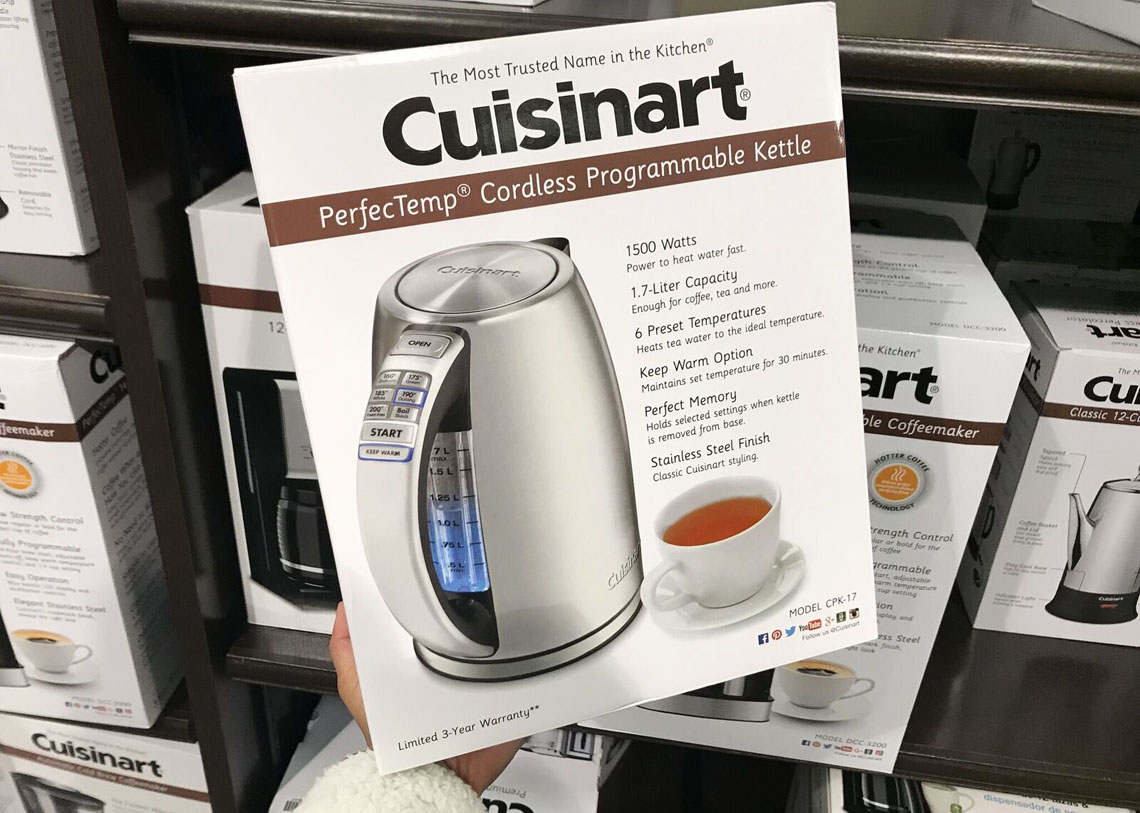 kohls cuisinart electric kettle