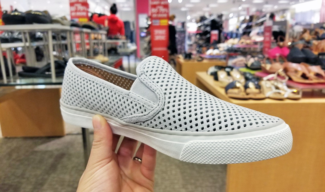 sperry perforated slip on