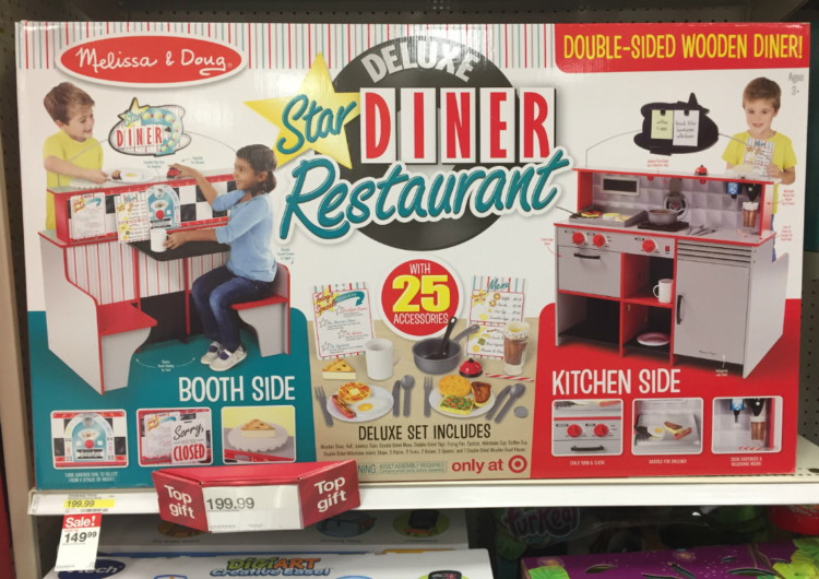 Lowest Price Melissa Doug Deluxe Star Diner Restaurant Only