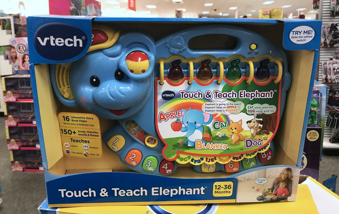 vtech touch and teach elephant walmart