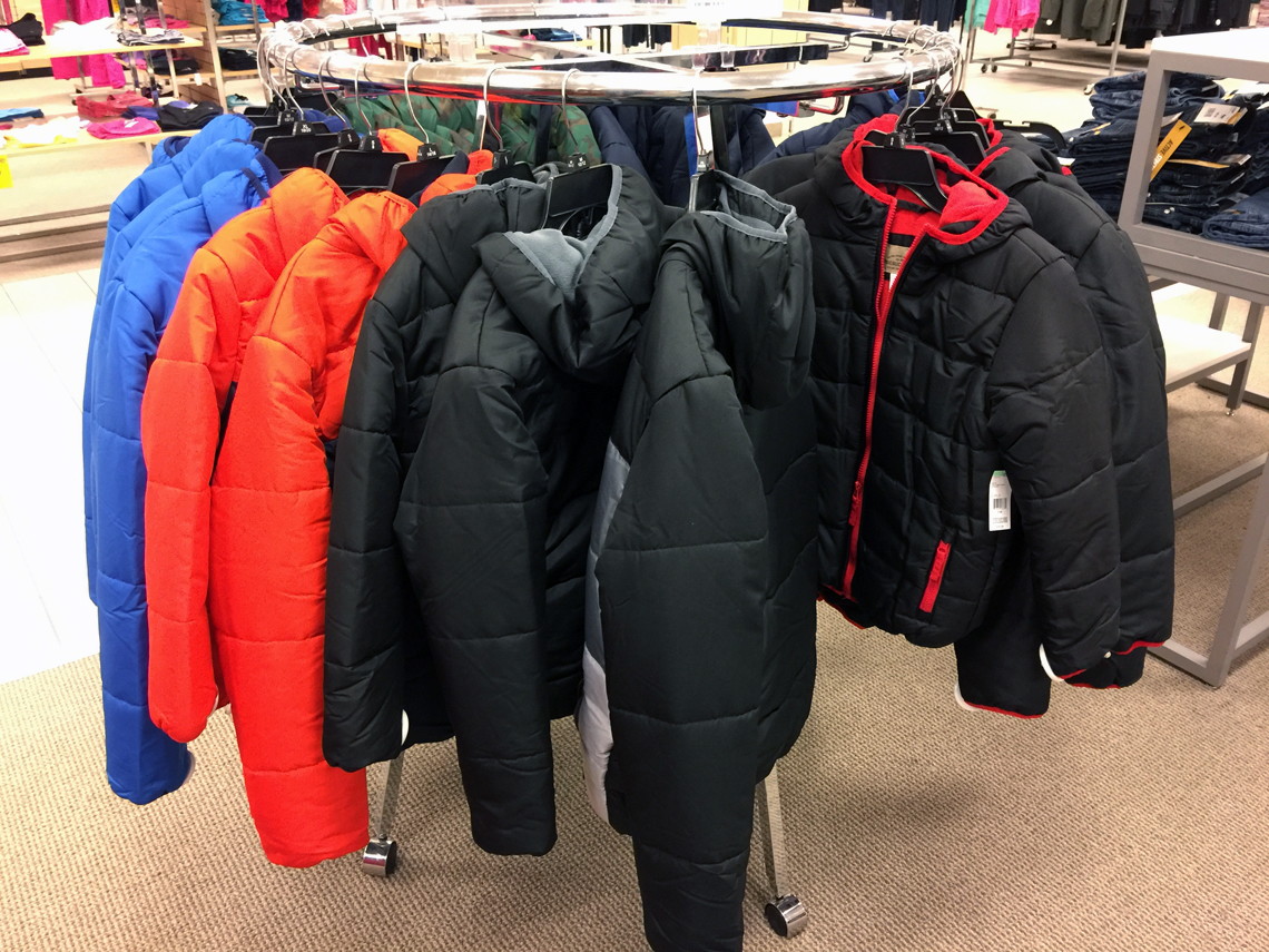 sears womens puffer coats