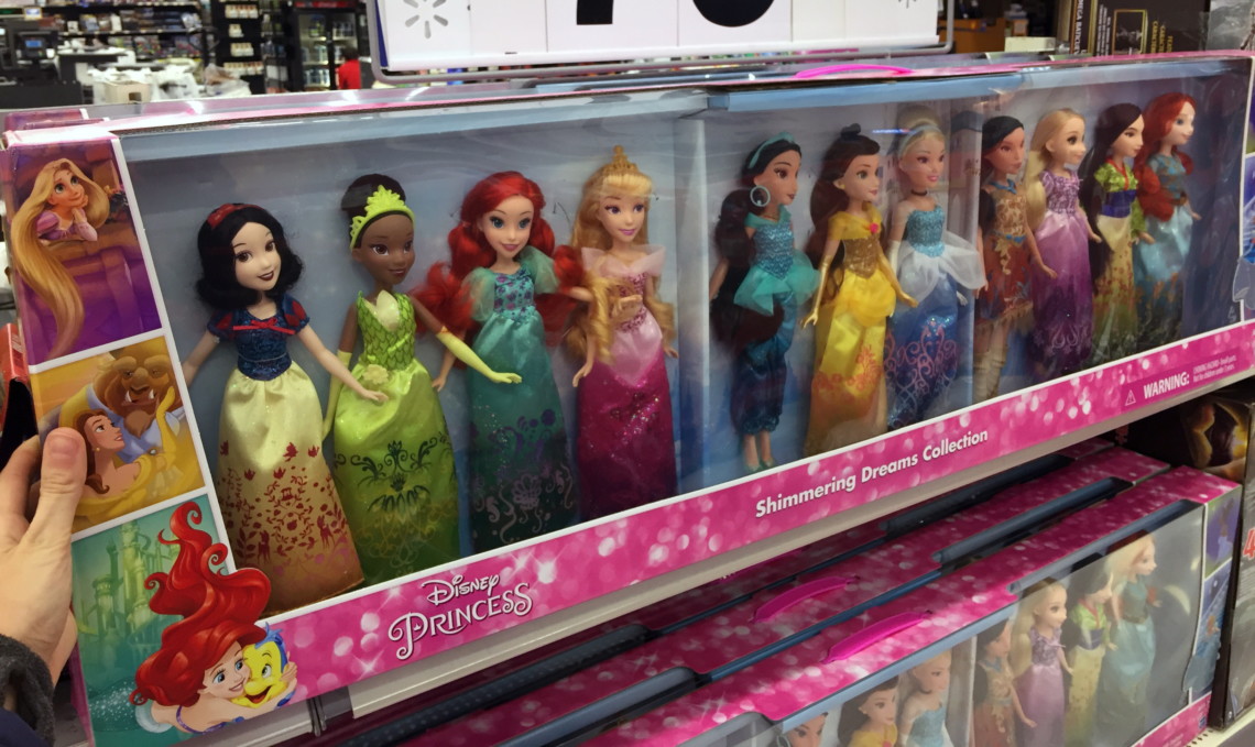 11 piece disney princess doll set