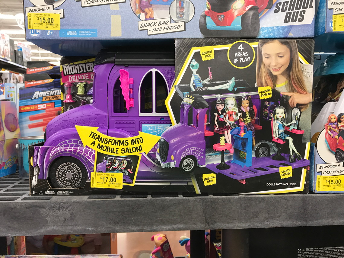 monster high bus walmart