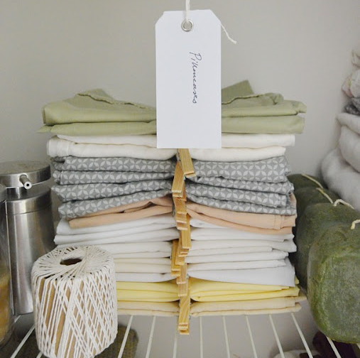 Keep extra sheets and pillowcases fresh.