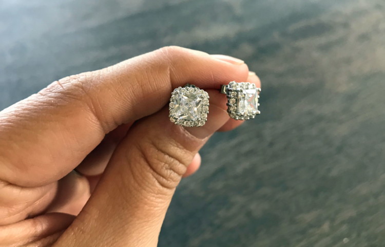 Cushion Cut Halo Stud Earrings Only 18 16 Shipped Reg 79 99