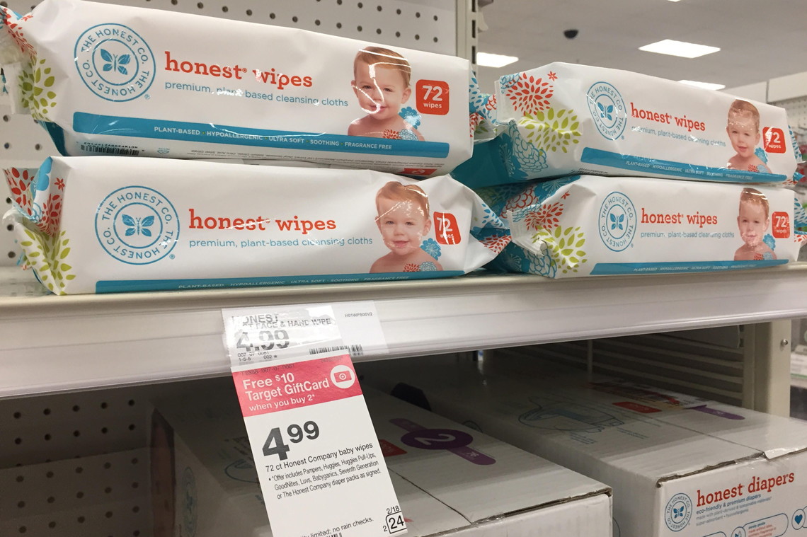 honest wipes target