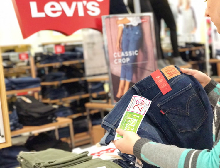levis outlet coupon in store