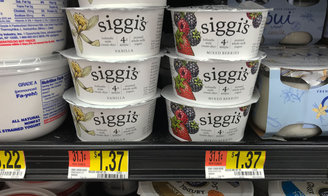 Siggi&amp;#39;s Simple Ingredients Yogurt, Only $0.87 at Walmart! - The Krazy ...