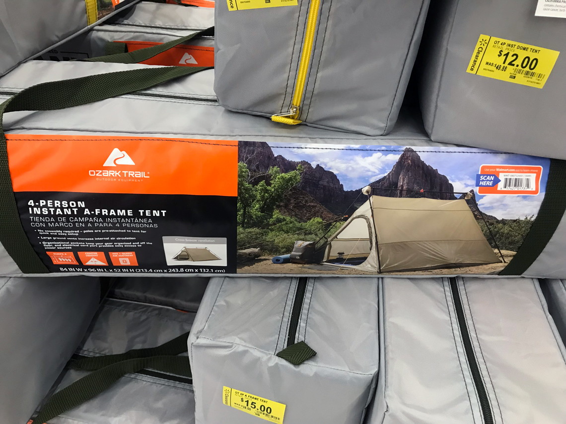 camping equipment clearance sale