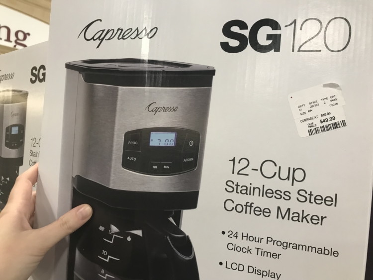 Capresso Coffee Maker For 50 Instead Of 7999 At Bed Bath And Beyond Capresso Coffee Maker For 50 Instead Of 7999 At Bed Bath And Beyond