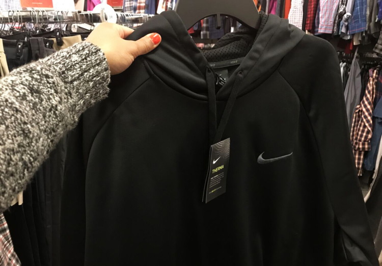 kohls black nike hoodie