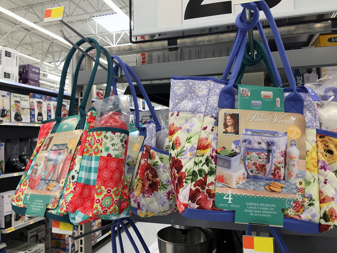 pioneer woman luggage at walmart