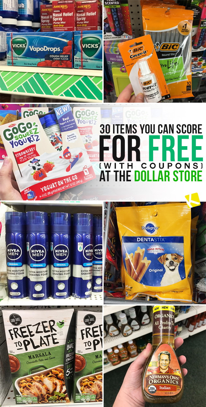 30 Items You Can Score For Free With Coupons At The Dollar Store The Krazy Coupon Lady