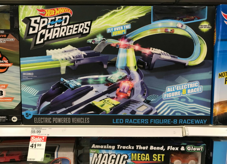 hot wheels speed chargers led racers