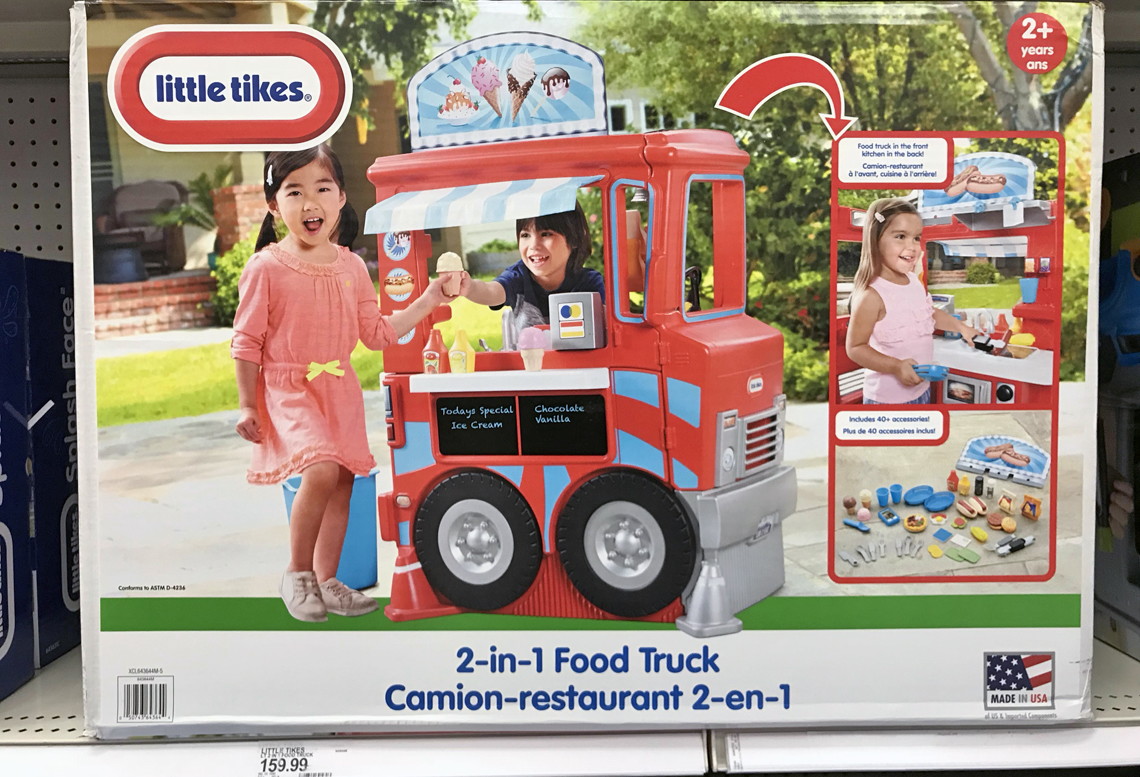 little tikes 2 in one food truck