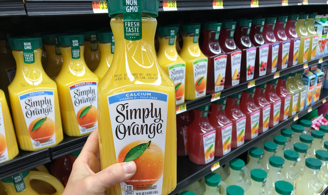 Simply Orange Juice, $2.98 at Walmart - Use Just Your Phone! - The