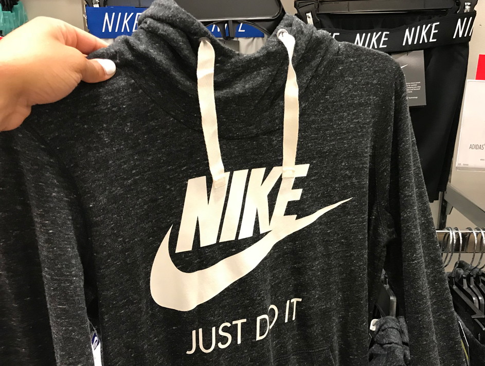 jcpenney womens nike hoodie