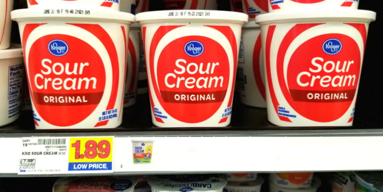 Today Only Kroger Sour Cream Cottage Cheese Or Dip Just 0 99