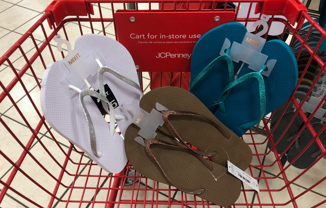 jcpenney $1 flip flops