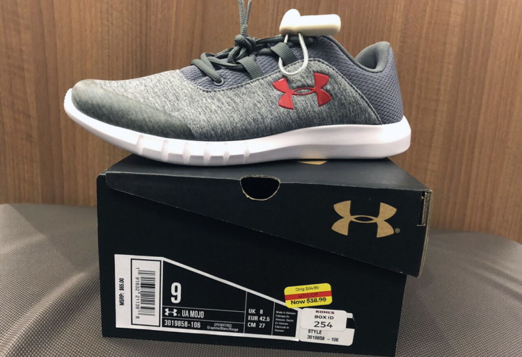 kohl's under armour mens shoes