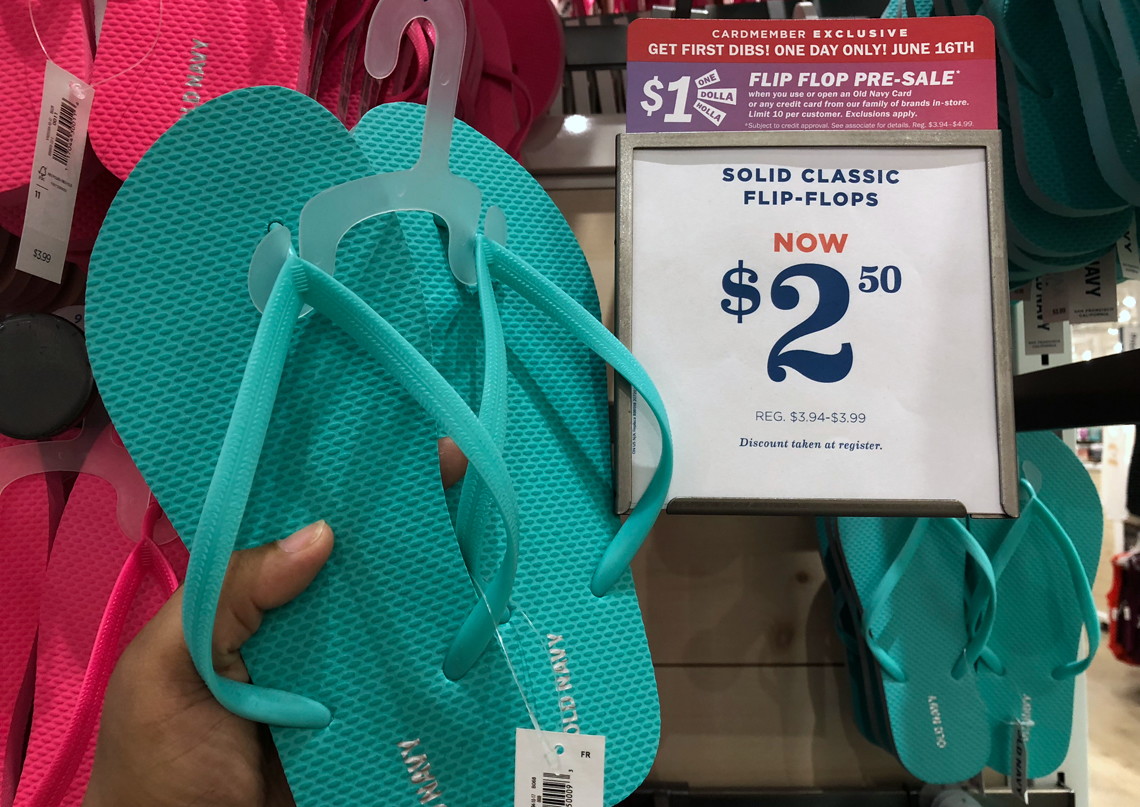 old navy flip flop sale 2018