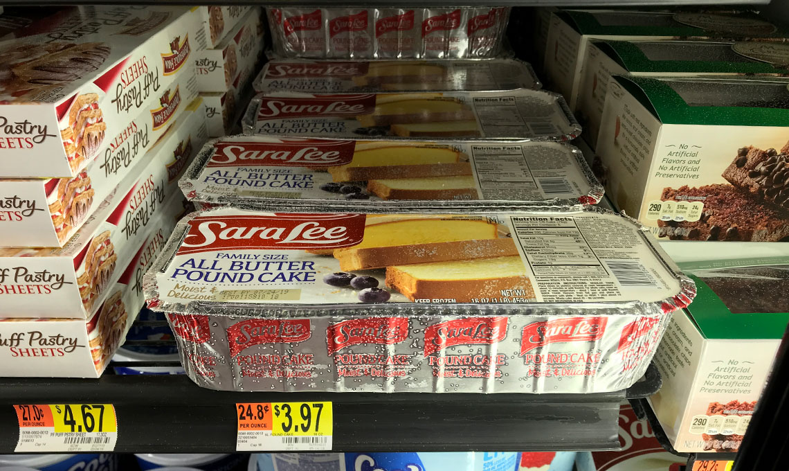sara lee pound cake