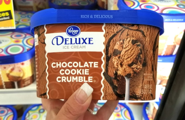Kroger Brand Deluxe Ice Cream Only 0 99 With Digital Coupon