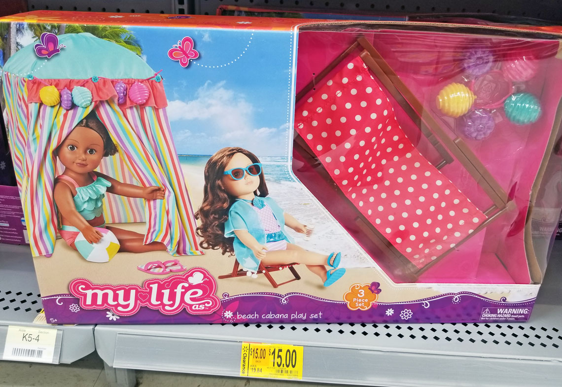 my life beach cabana playset