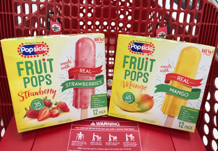 Popsicle Fruit Pops, Only 0.75 at Target! The Krazy Coupon Lady