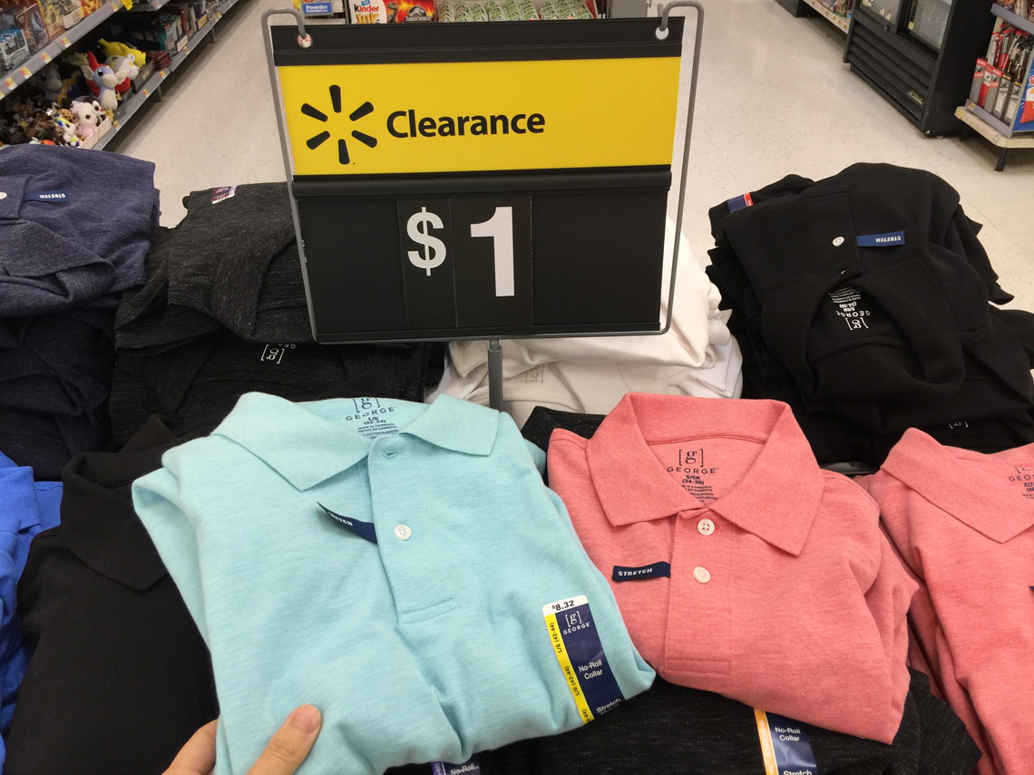 walmart collared shirts