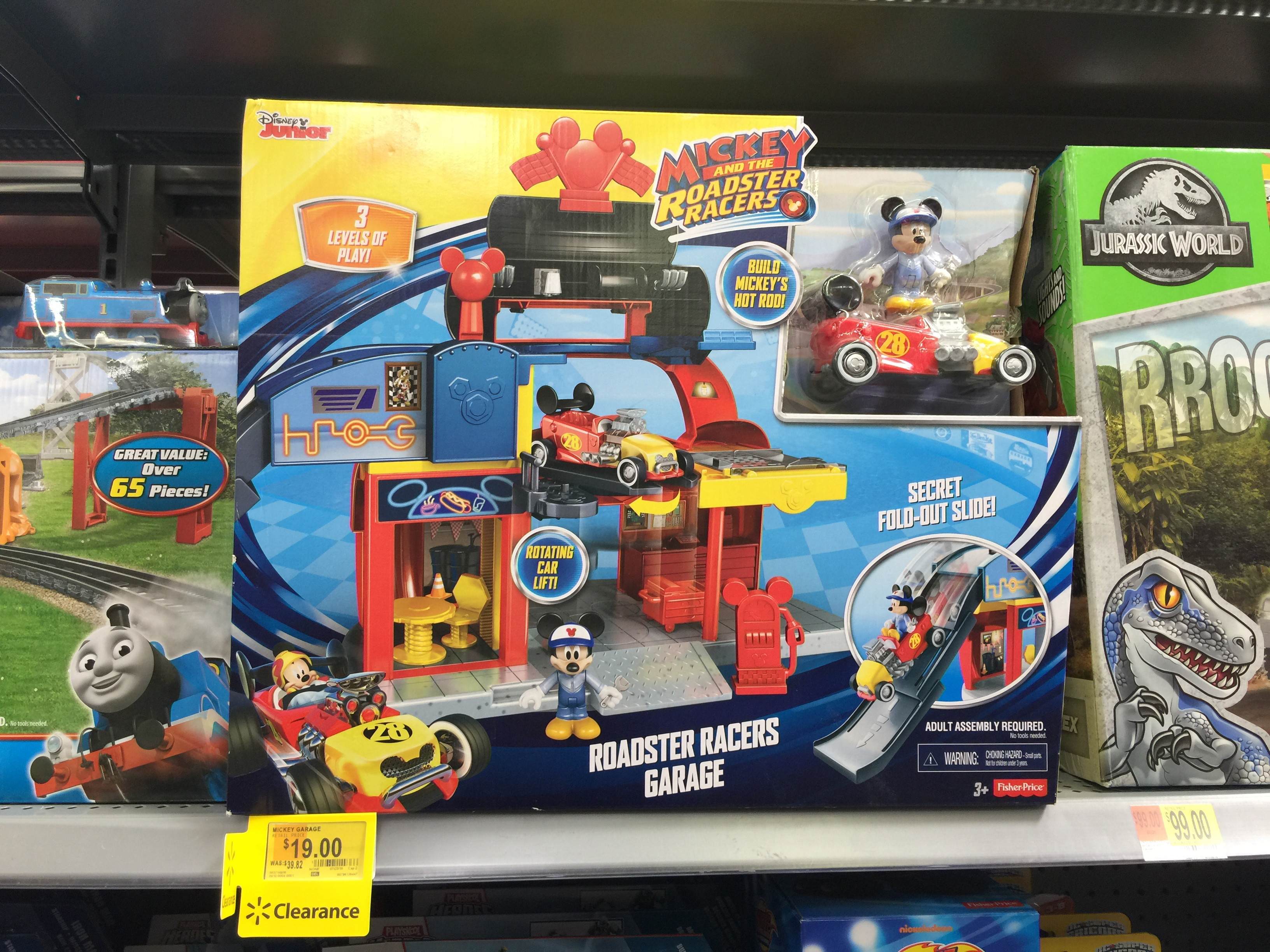 mickey and the roadster racers garage walmart