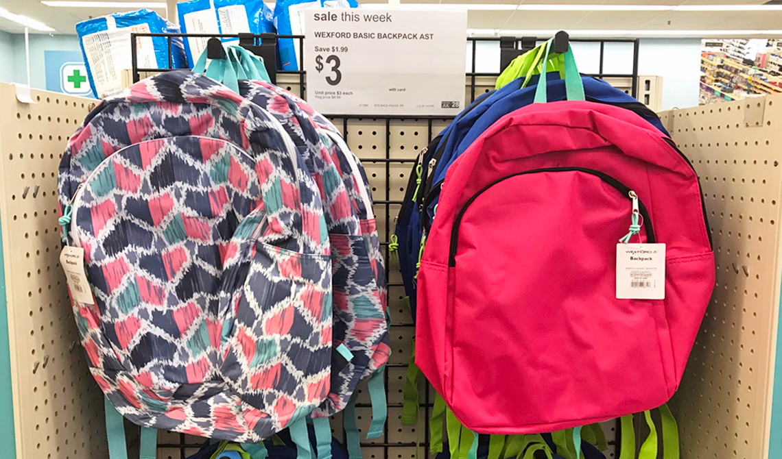 walgreens backpacks $3 2019