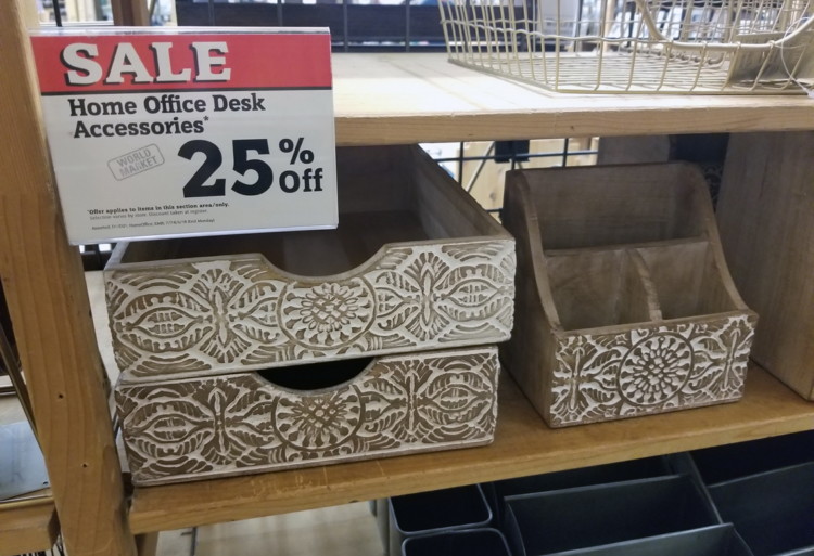 Up To 50 Off Desk Accessories Organizers At World Market The