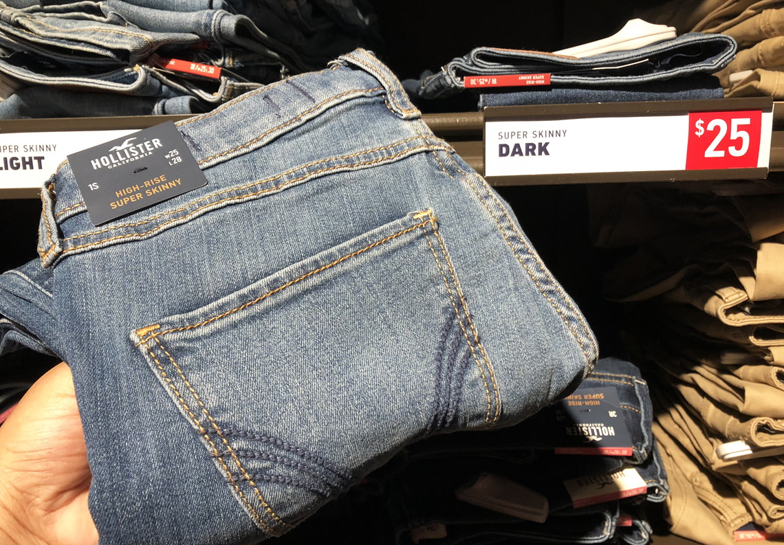 hollister 25 dollar jeans