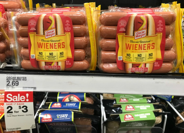 Use Your Phone! Oscar Mayer Hot Dogs, Only $1.25 at Target! - The Krazy ...