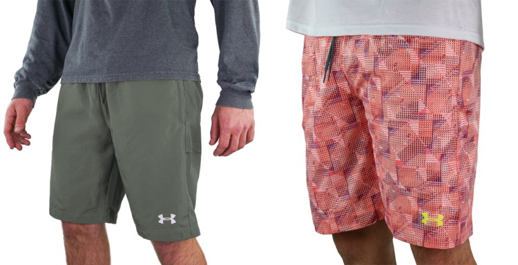 under armour men's ua heatgear lightweight printed shorts