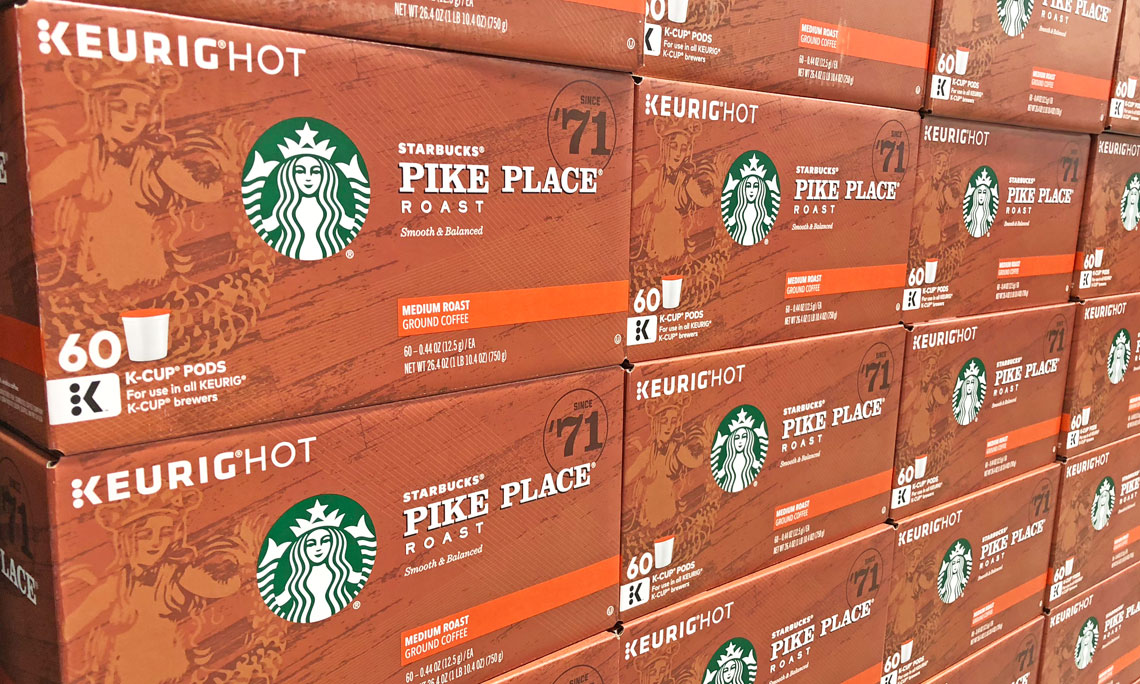 Starbucks Pike Place K Cups Only 27 89 At Costco The Krazy