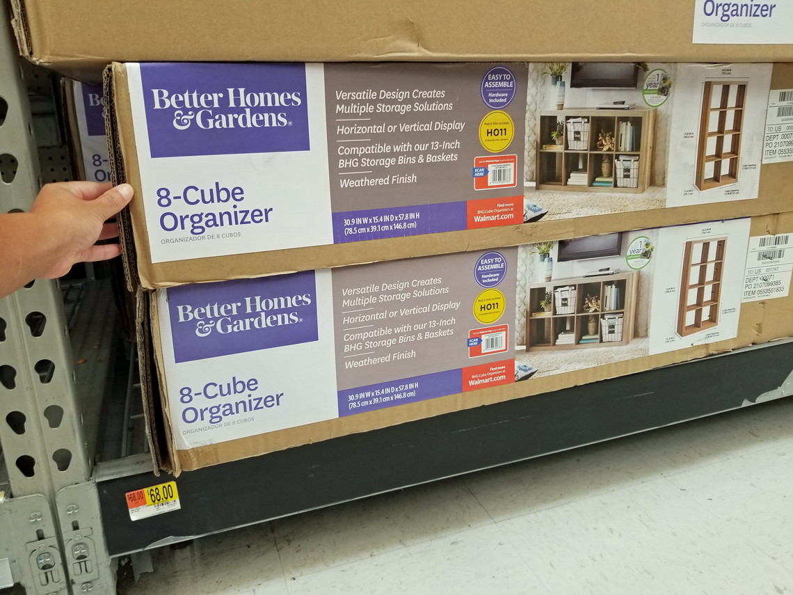 Walmart Com Better Homes Gardens 8 Cube Organizer 68 Shipped