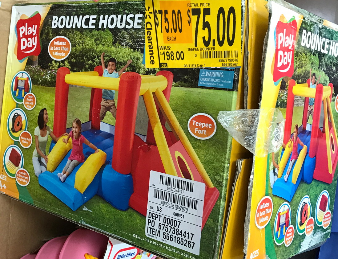 walmart bounce house little tikes