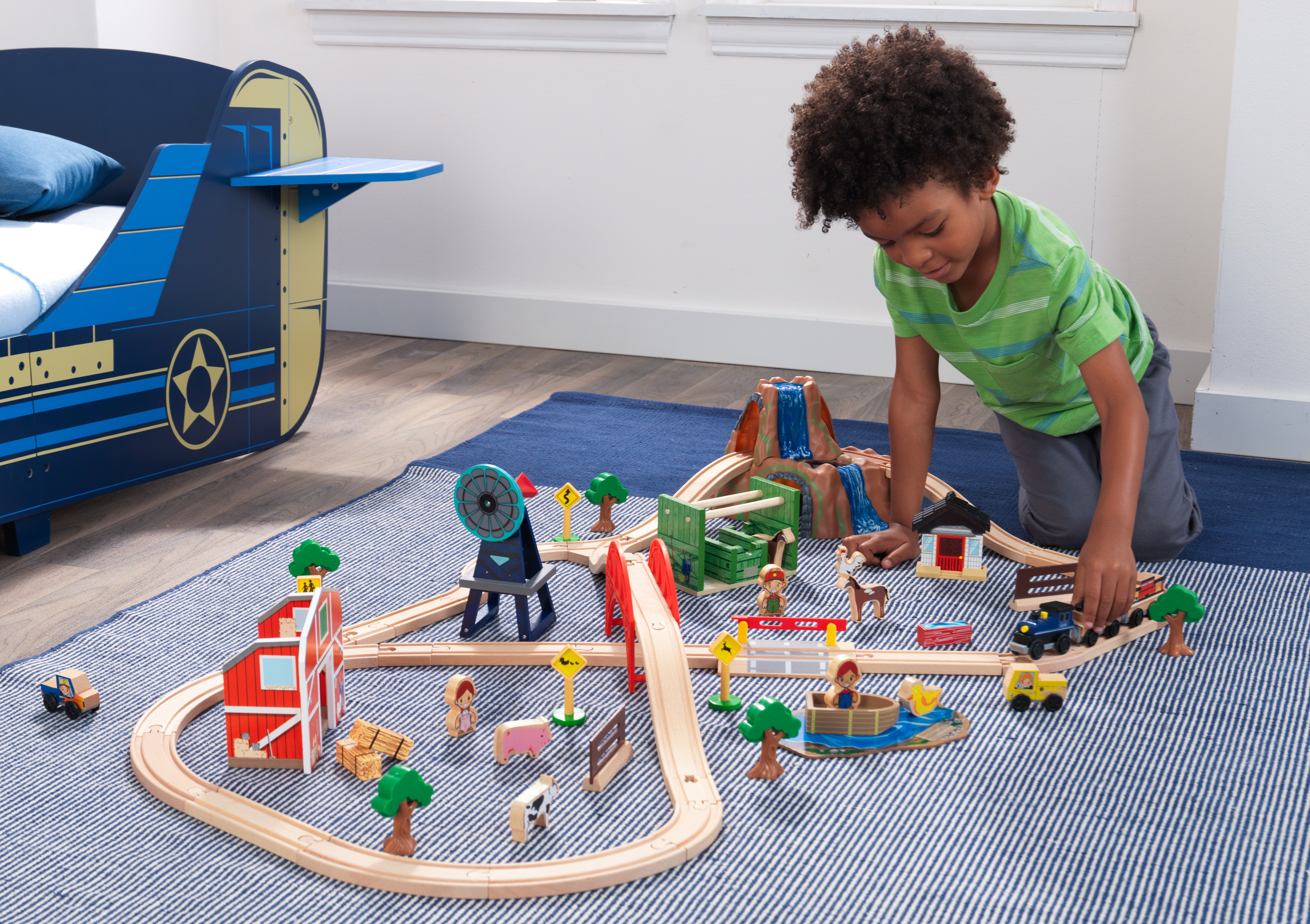 kidkraft farm train set