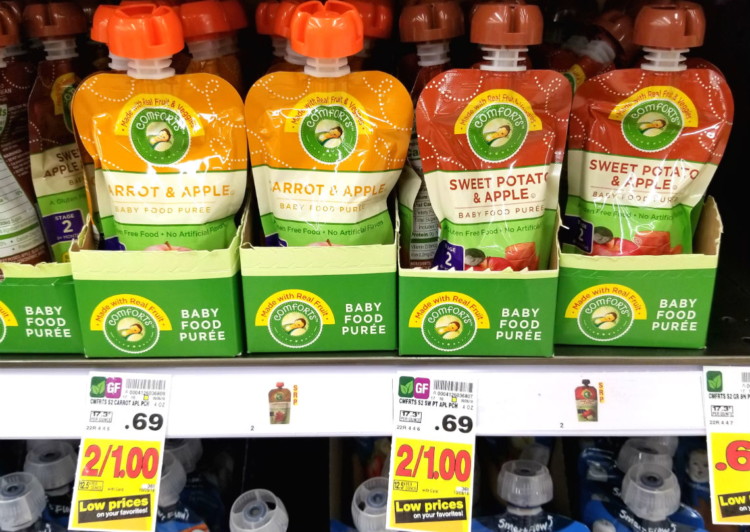 No Coupons Comforts For Baby Food Pouches Only 0 50 At Kroger