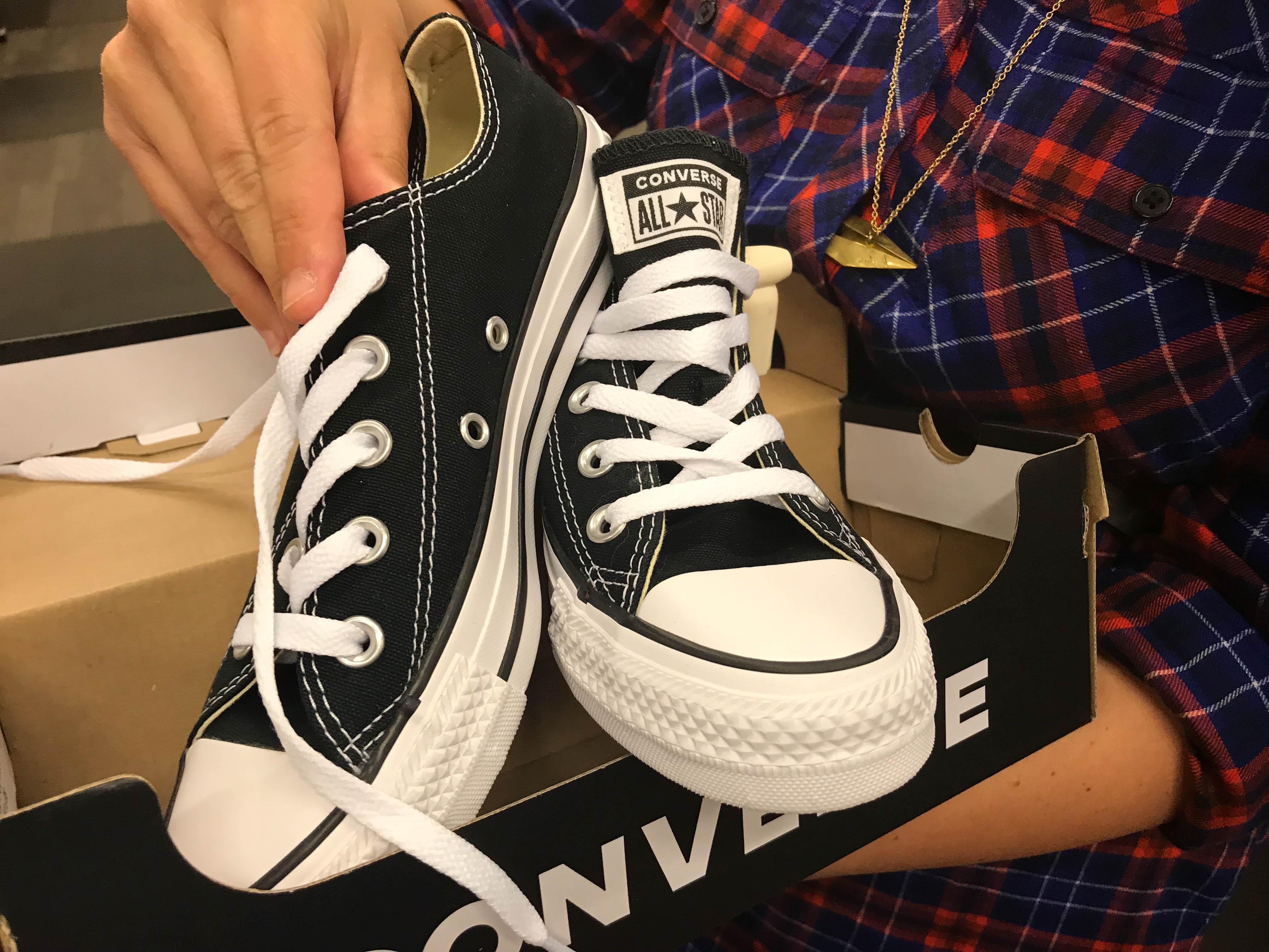 who sells converse in half sizes