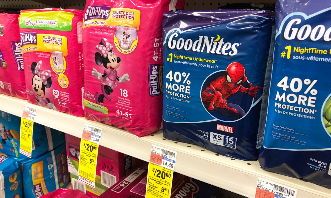 Huggies Diapers, PullUps & GoodNites, Only 5.50 at CVS! The Krazy